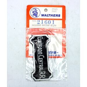 NOS Walthers Colorado Central Railroad Patch